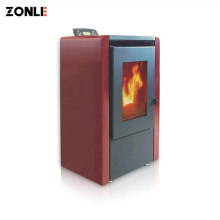 230V Economical Efficient Outdoor Cast Iron Wood Pellet Stove with Single Door